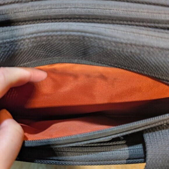 BRIGGS & RILEY 07-BB107 VERTICAL BLACK NYLON LAPTOP BRIEFCASE BAG Travel - Picture 9 of 16